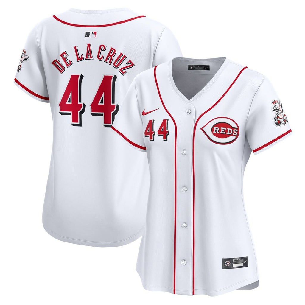Cincinnati Reds Elly De La Cruz Women's Home Limited Jersey - White