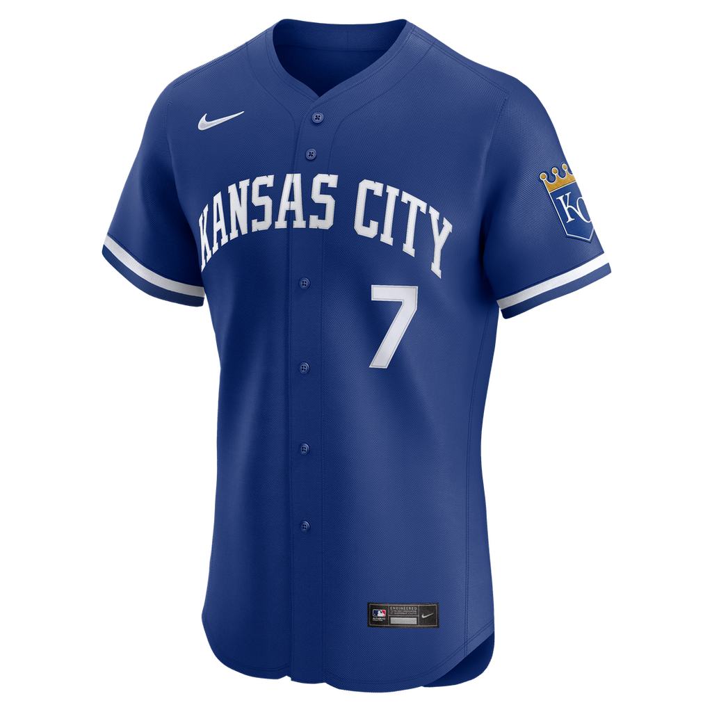 Kansas City Royals Bobby Witt Jr. Alternate 2 Elite Jersey - Royal