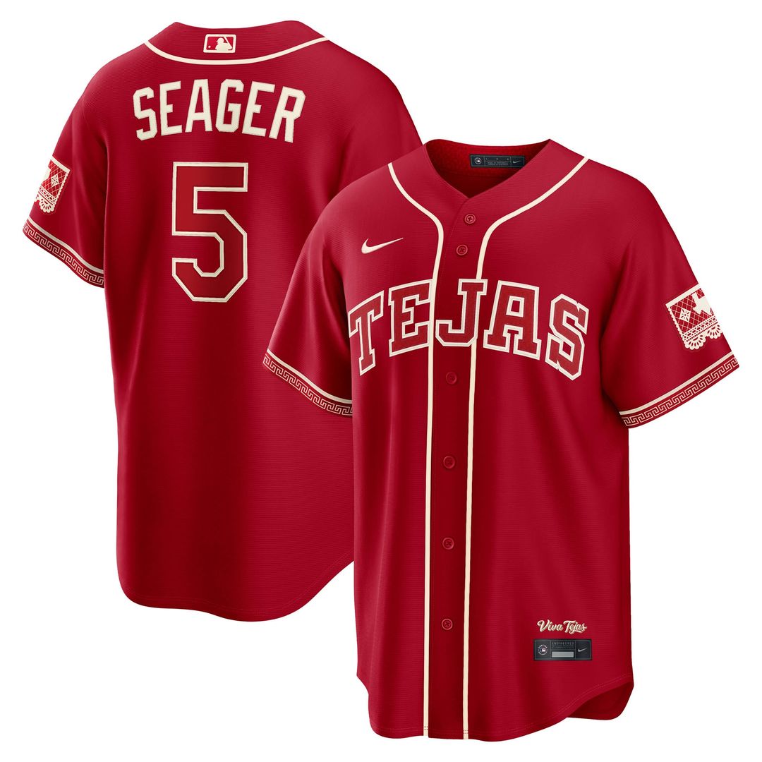 Texas Rangers Corey Seager 2026 City Connect Stadium Jersey - Red