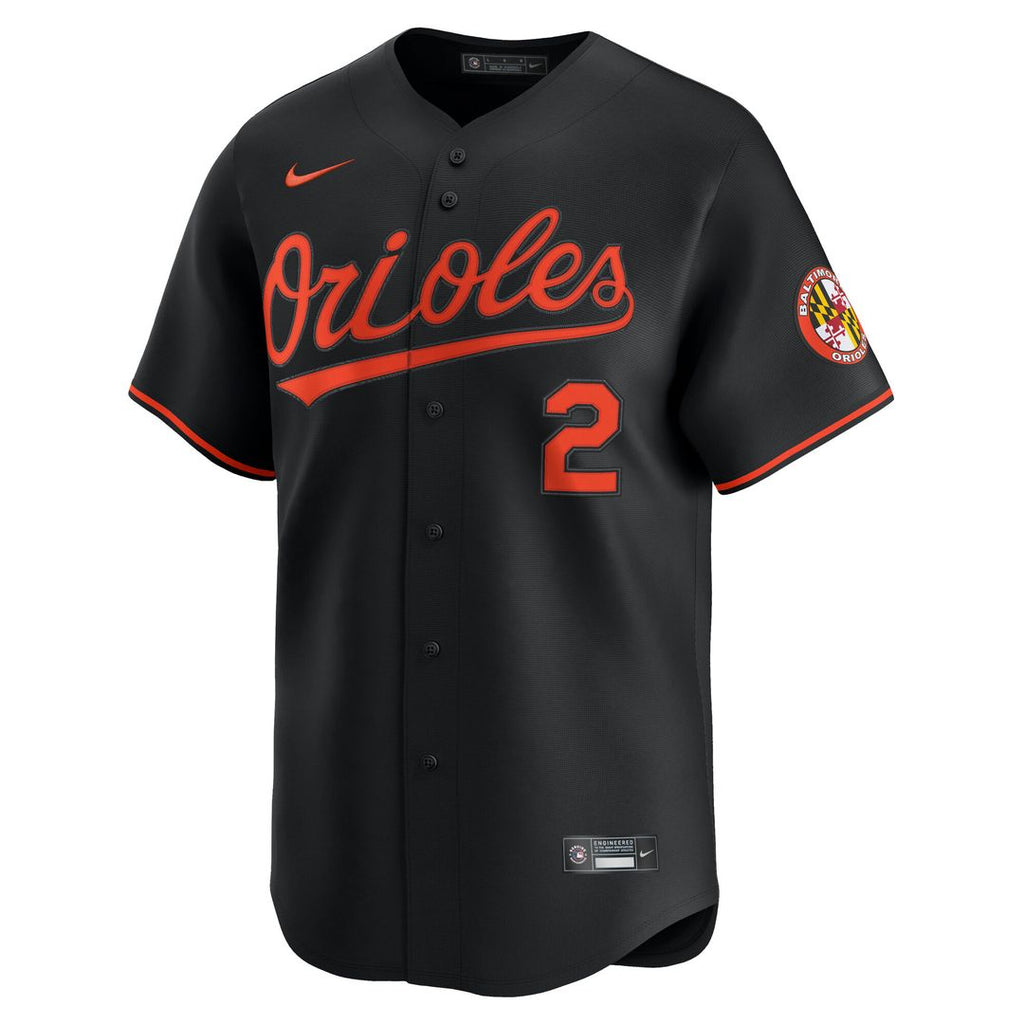Baltimore Orioles Gunnar Henderson Alternate Limited Jersey - Black