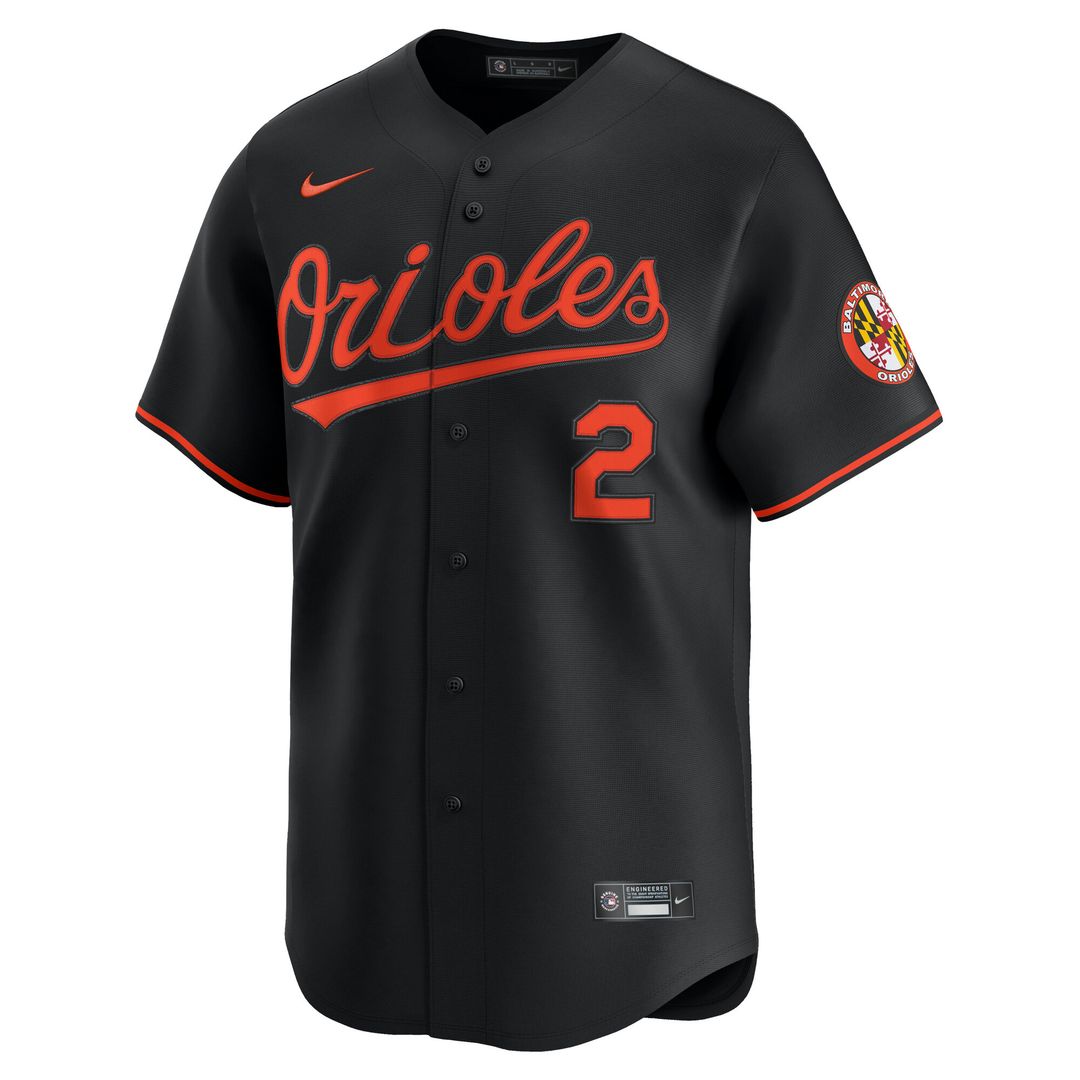 Baltimore Orioles Gunnar Henderson Alternate Limited Jersey - Black