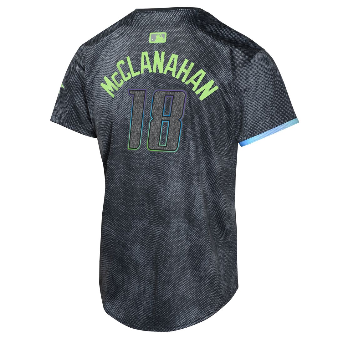 Tampa Bay Rays Shane McClanahan Youth 2024 City Connect Limited Jersey - Charcoal