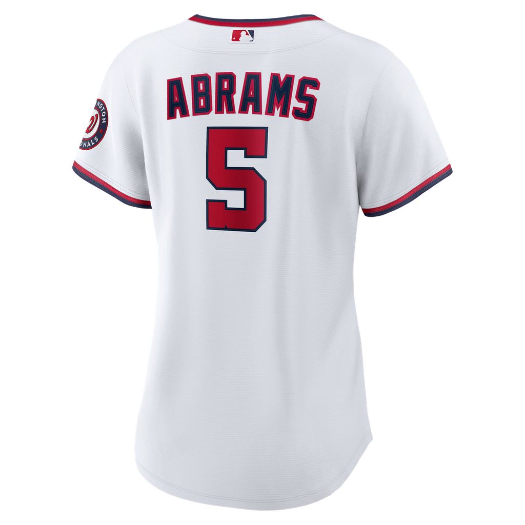 Washington Nationals CJ Abrams Women's Home Replica Jersey - White