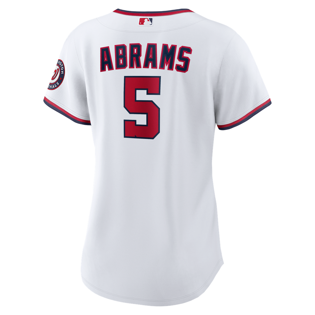 Washington Nationals CJ Abrams Women's Home Replica Jersey - White