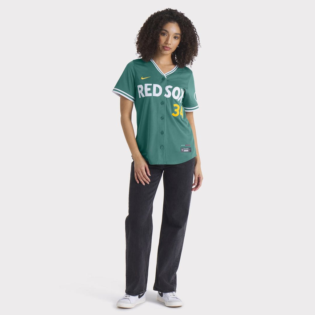 Boston Red Sox David Ortiz Women's 2025 City Connect Limited Retired Player Jersey - Green