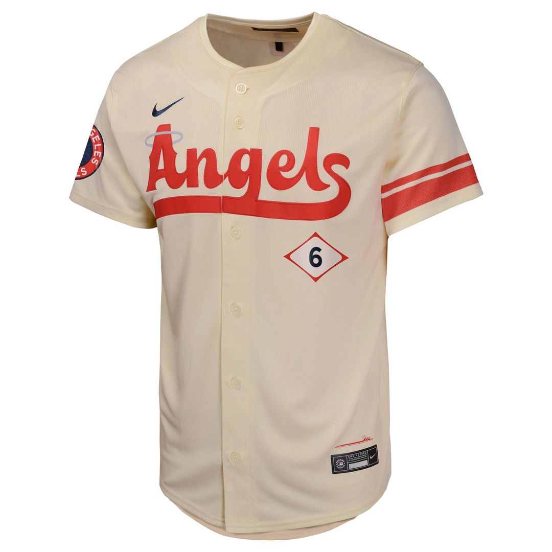 Los Angeles Angels Anthony Rendon Youth City Connect Limited Jersey - Cream