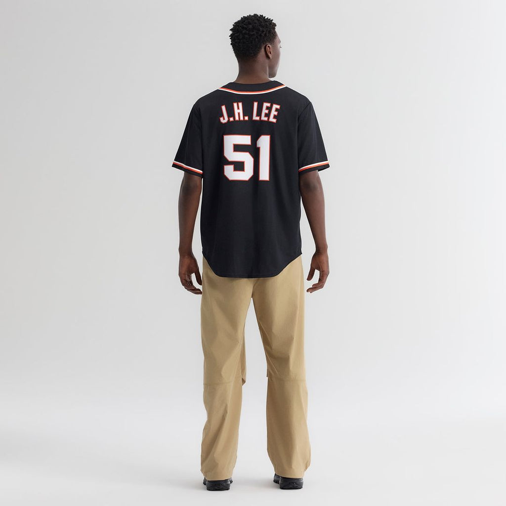San Francisco Giants Jung Hoo Lee Fashion Replica Black Out Jersey