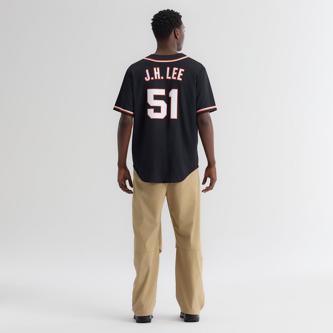 San Francisco Giants Jung Hoo Lee Fashion Replica Black Out Jersey