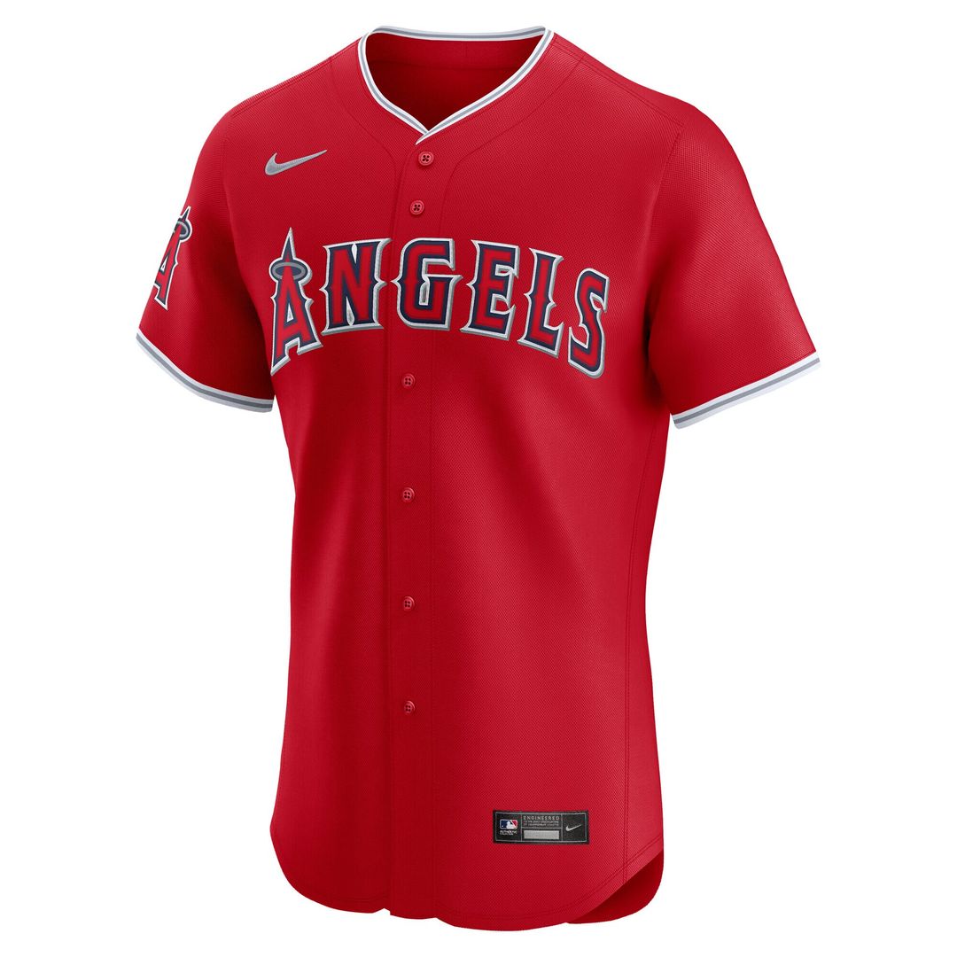 Los Angeles Angels Home Elite Jersey - White