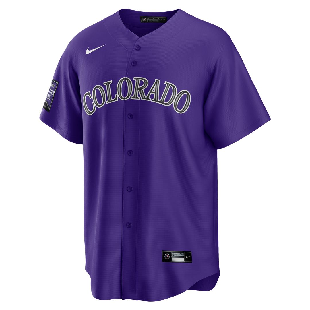 Colorado Rockies Alternate Replica Team Jersey - Purple