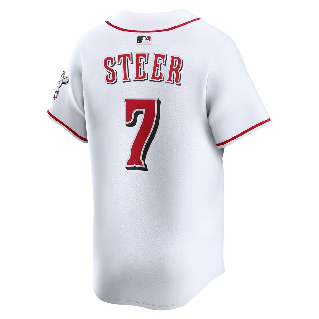 Cincinnati Reds Spencer Steer Home Limited Jersey - White
