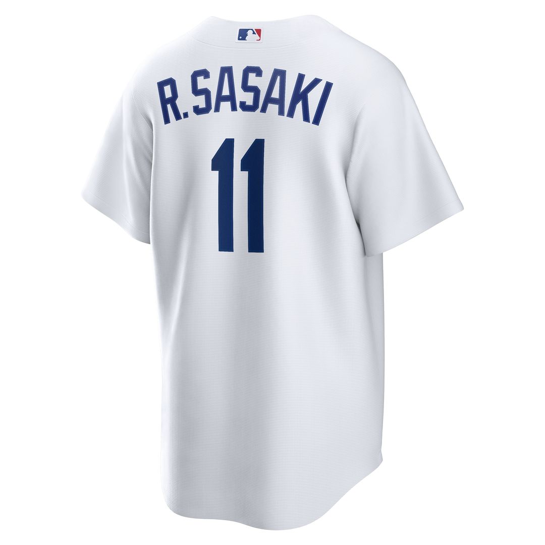 Los Angeles Dodgers Rōki Sasaki Replica Jersey - White