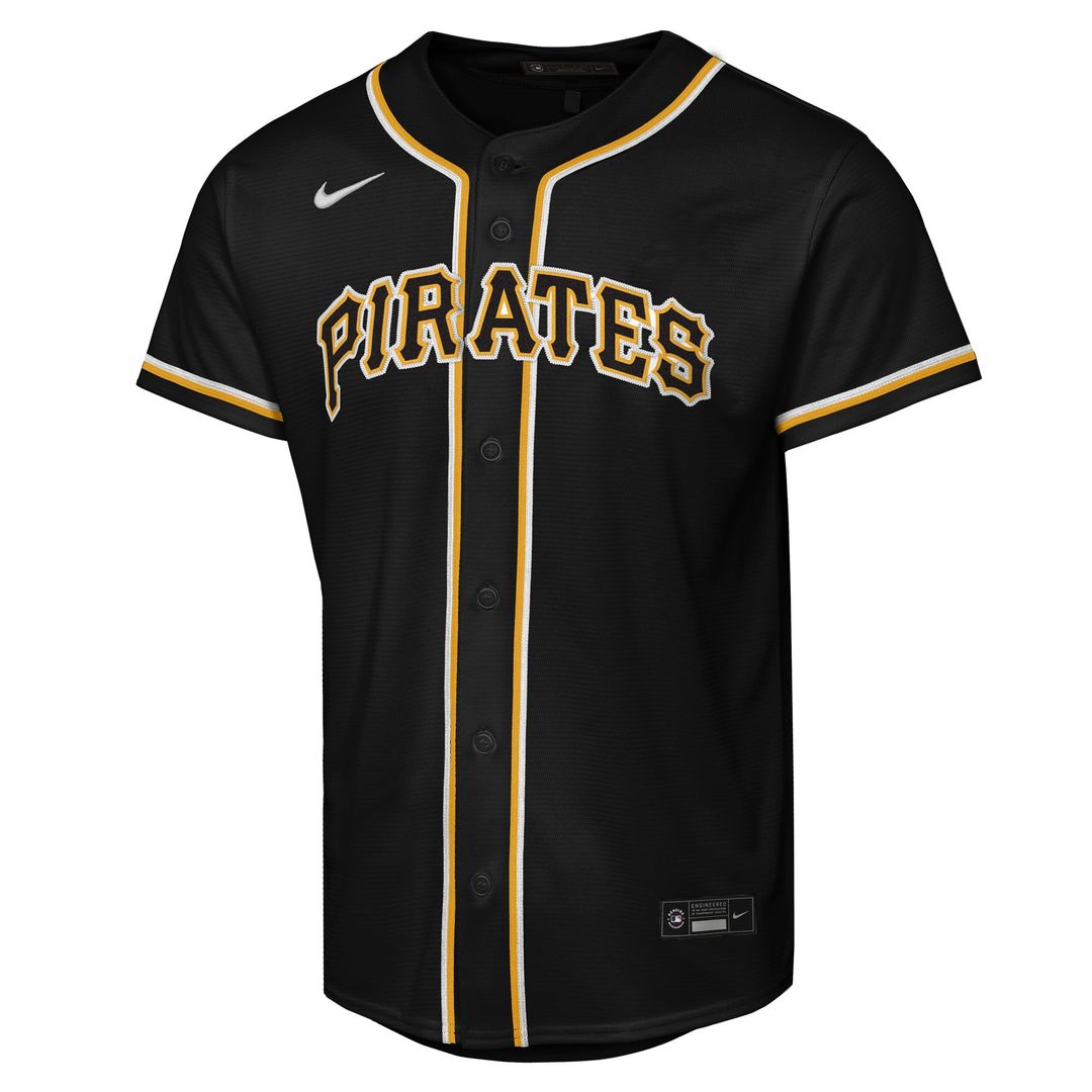 Pittsburgh Pirates Paul Skenes Youth Fashion Replica Jersey - Black
