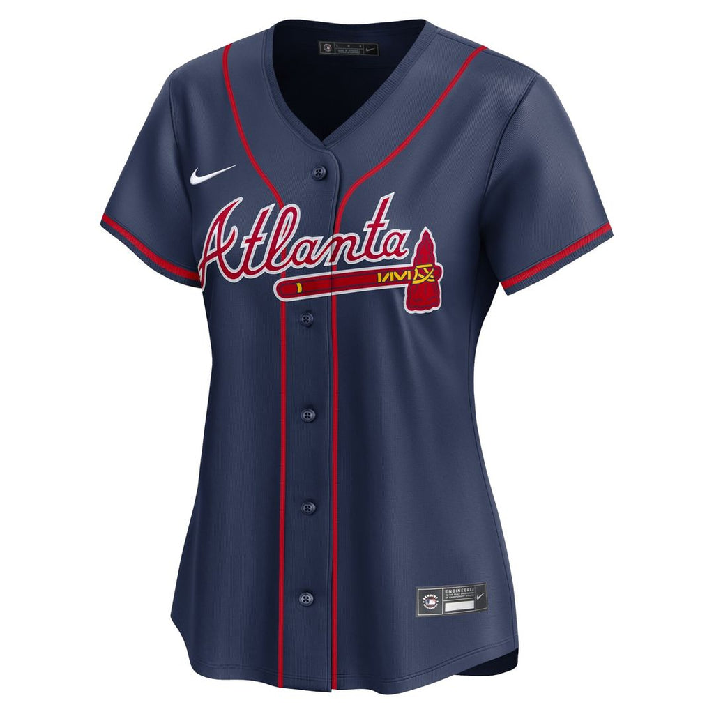 Atlanta Braves Ronald Acuña Jr. Women's Alternate Limited Jersey - Navy
