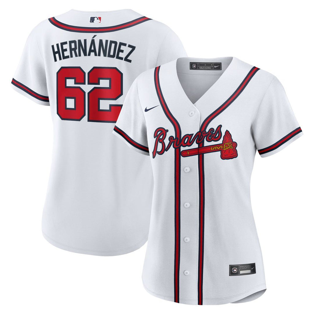 Atlanta Braves Daysbel Hernandez Women's Home Replica Jersey - White