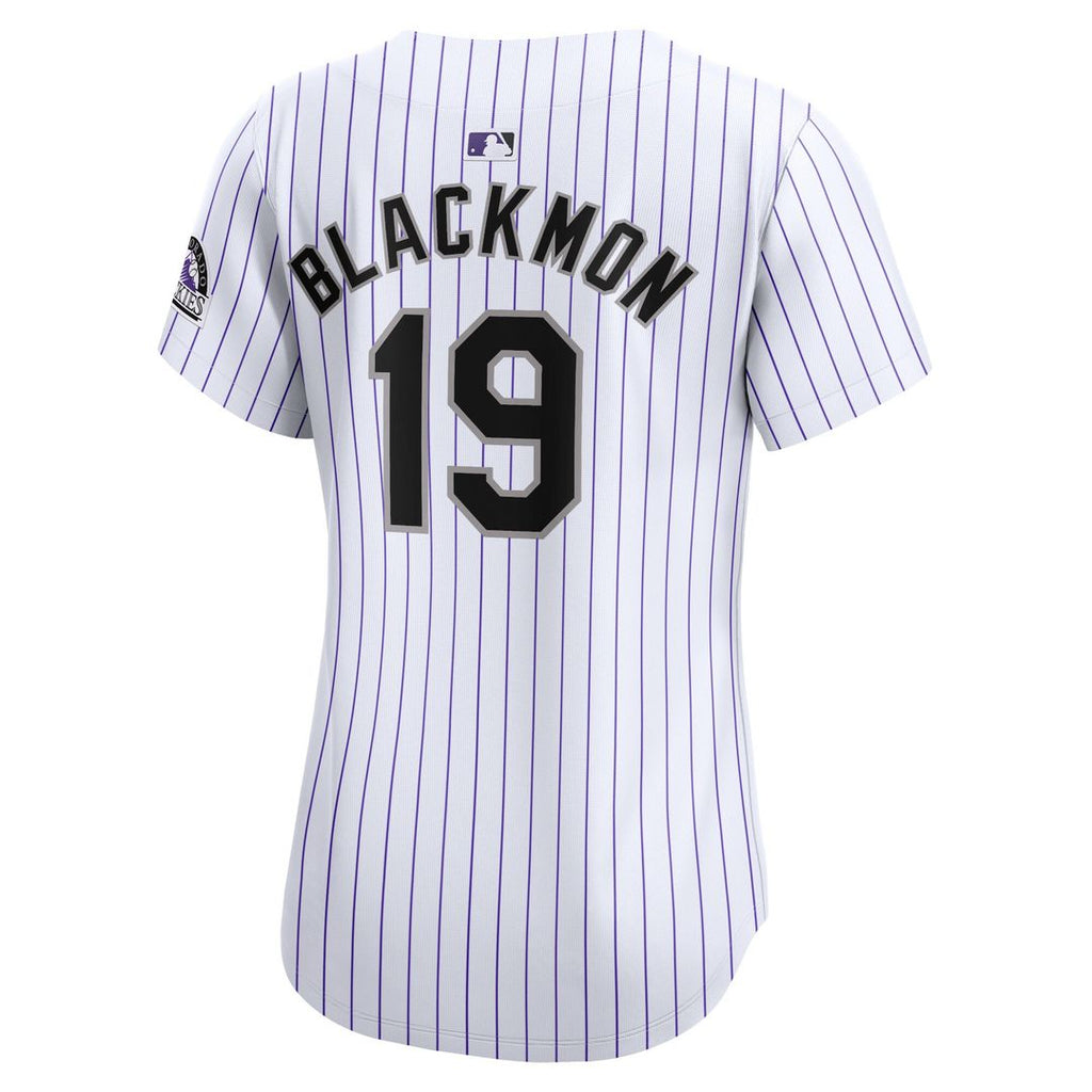 Colorado Rockies Charlie Blackmon Women's Home Limited Jersey - White