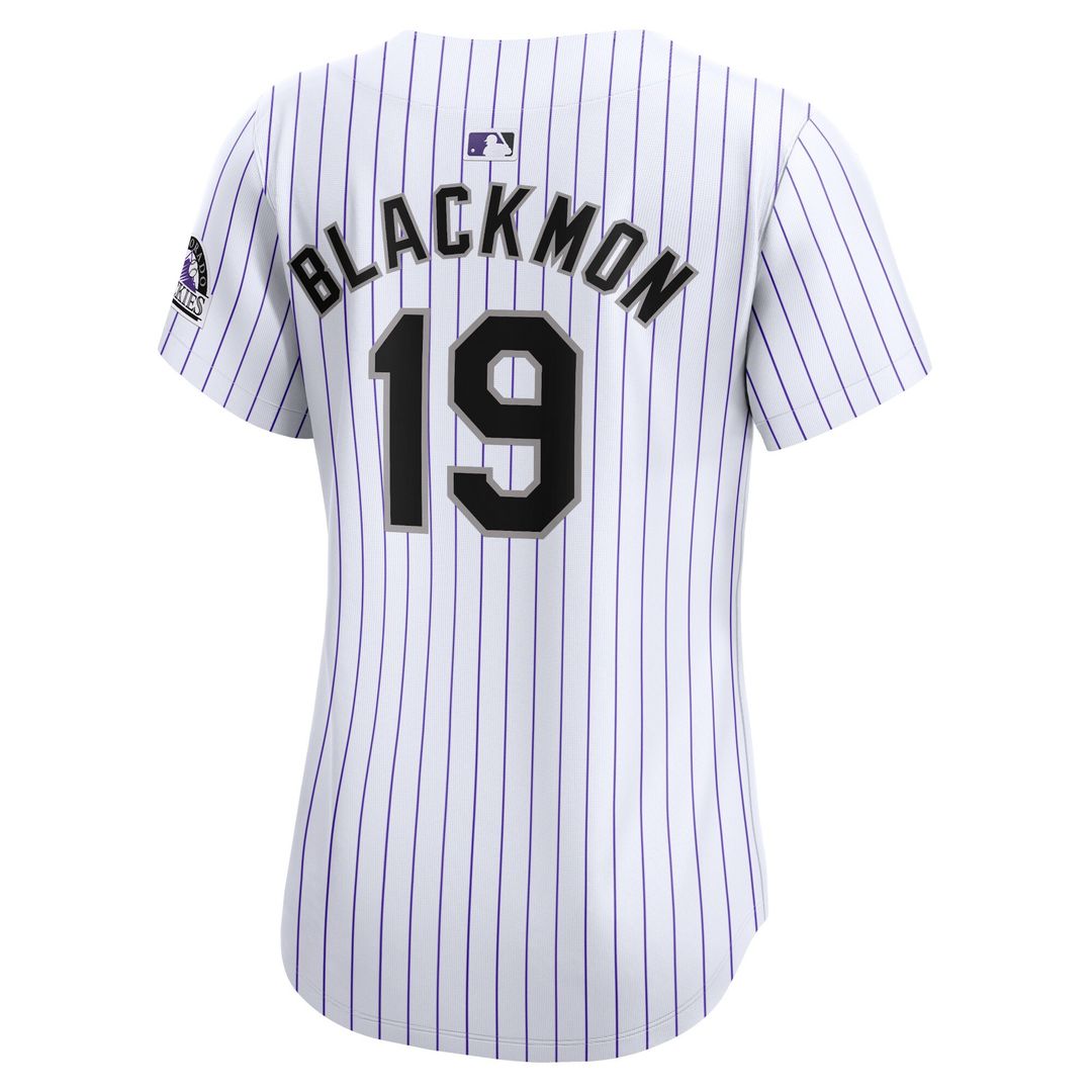 Colorado Rockies Charlie Blackmon Women's Home Limited Jersey - White