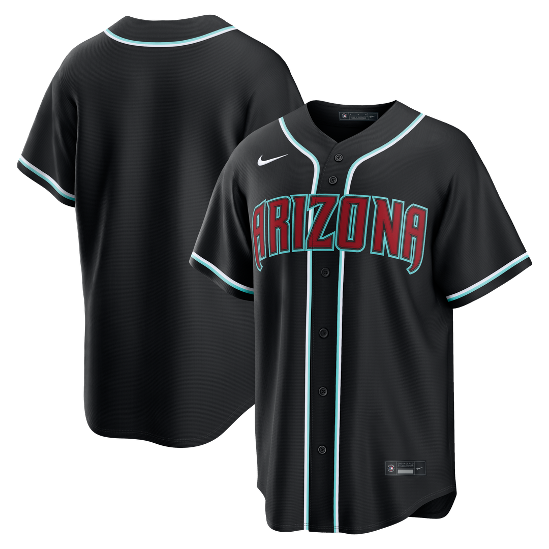 Arizona Diamondbacks Fashion Replica Black Out Jersey