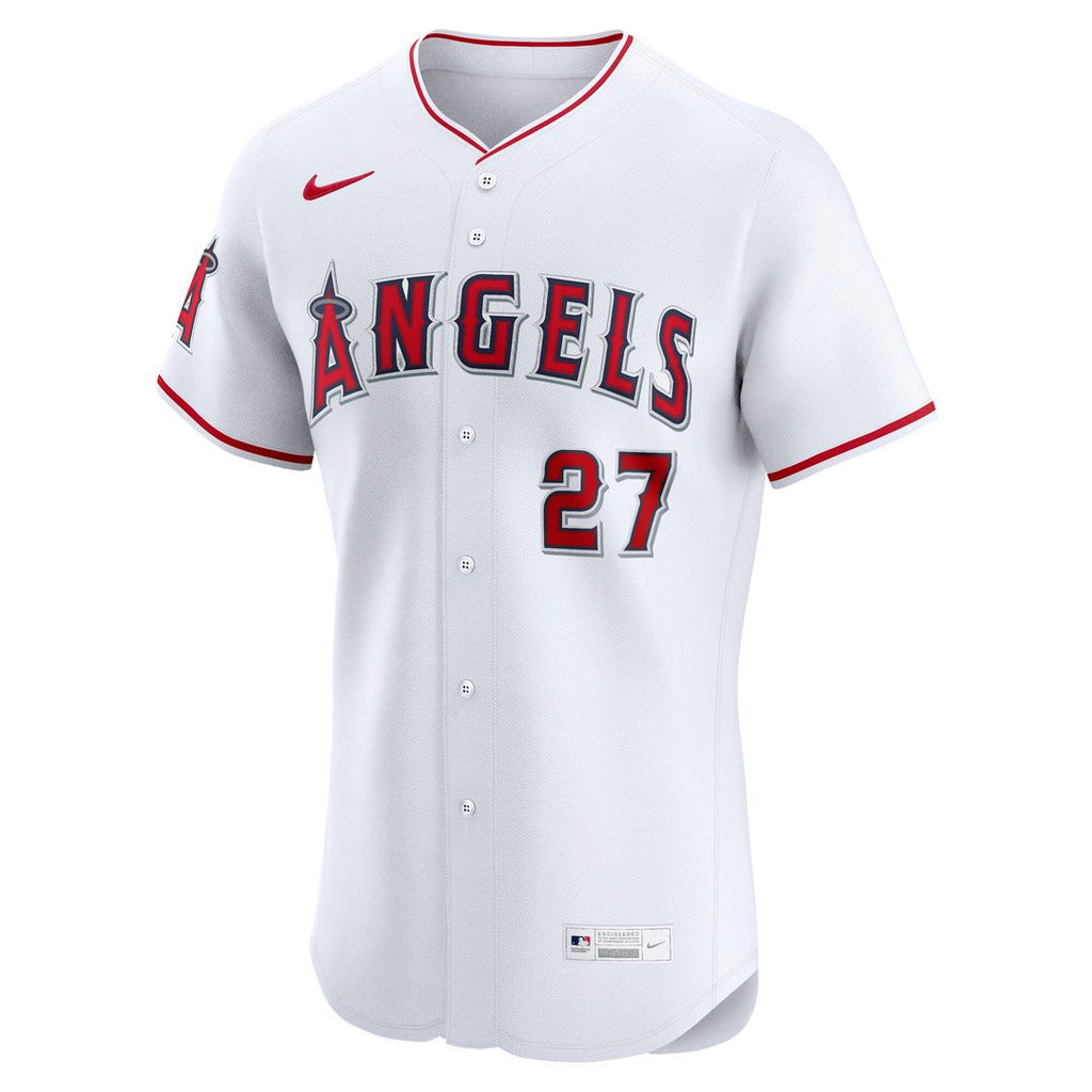 Los Angeles Angels Mike Trout Home ElitePlayer Jersey - White