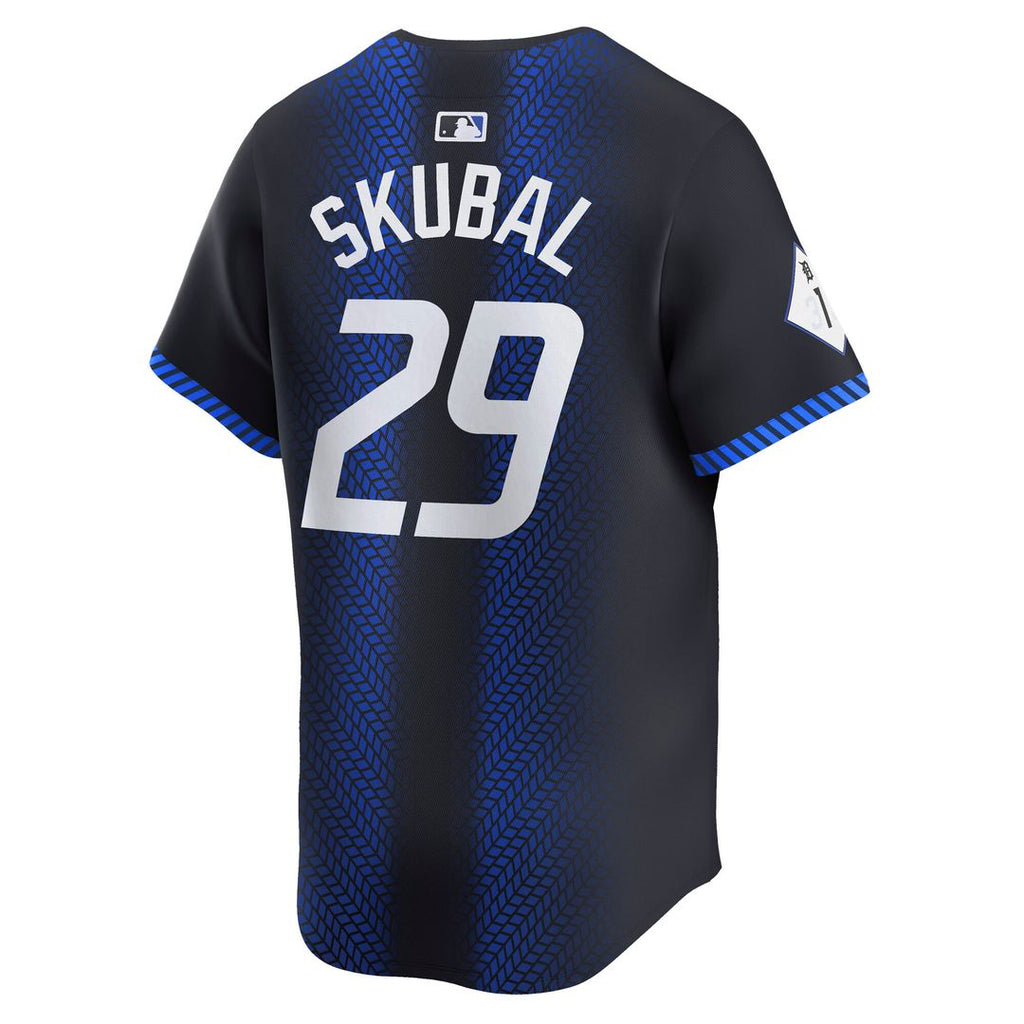 Detroit Tigers Tarik Skubal City Connect Limited Jersey - Navy