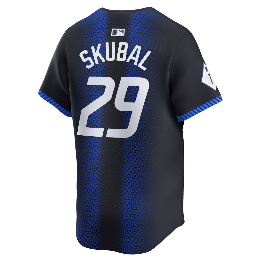 Detroit Tigers Tarik Skubal City Connect Limited Jersey - Navy