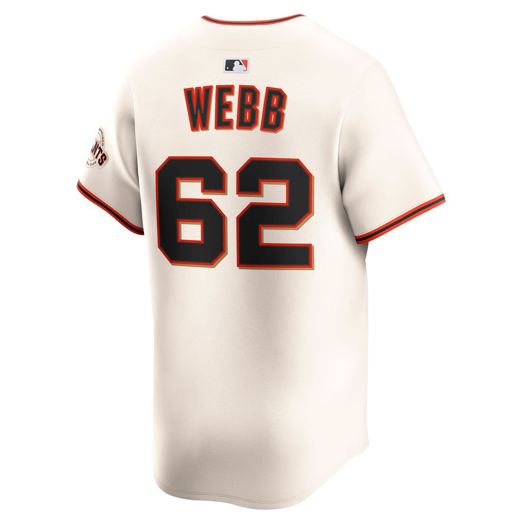 San Francisco Giants Logan Webb Home Limited Jersey - Cream
