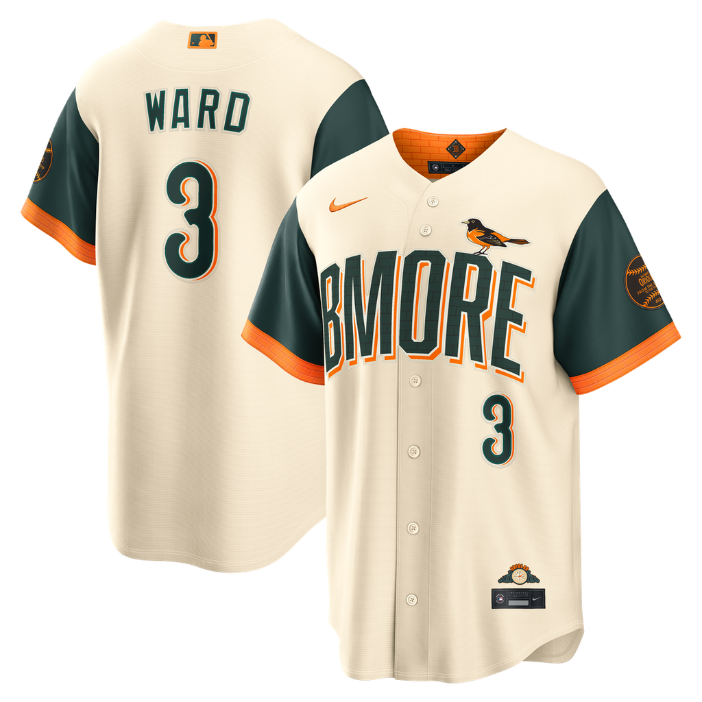 Baltimore Orioles Taylor Ward 2026 City Connect Stadium Jersey - Cream