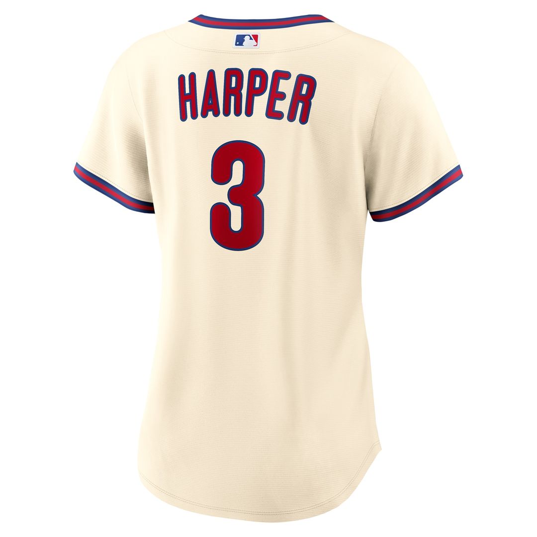 Philadelphia Phillies Bryce Harper Women's Home Replica Jersey - White