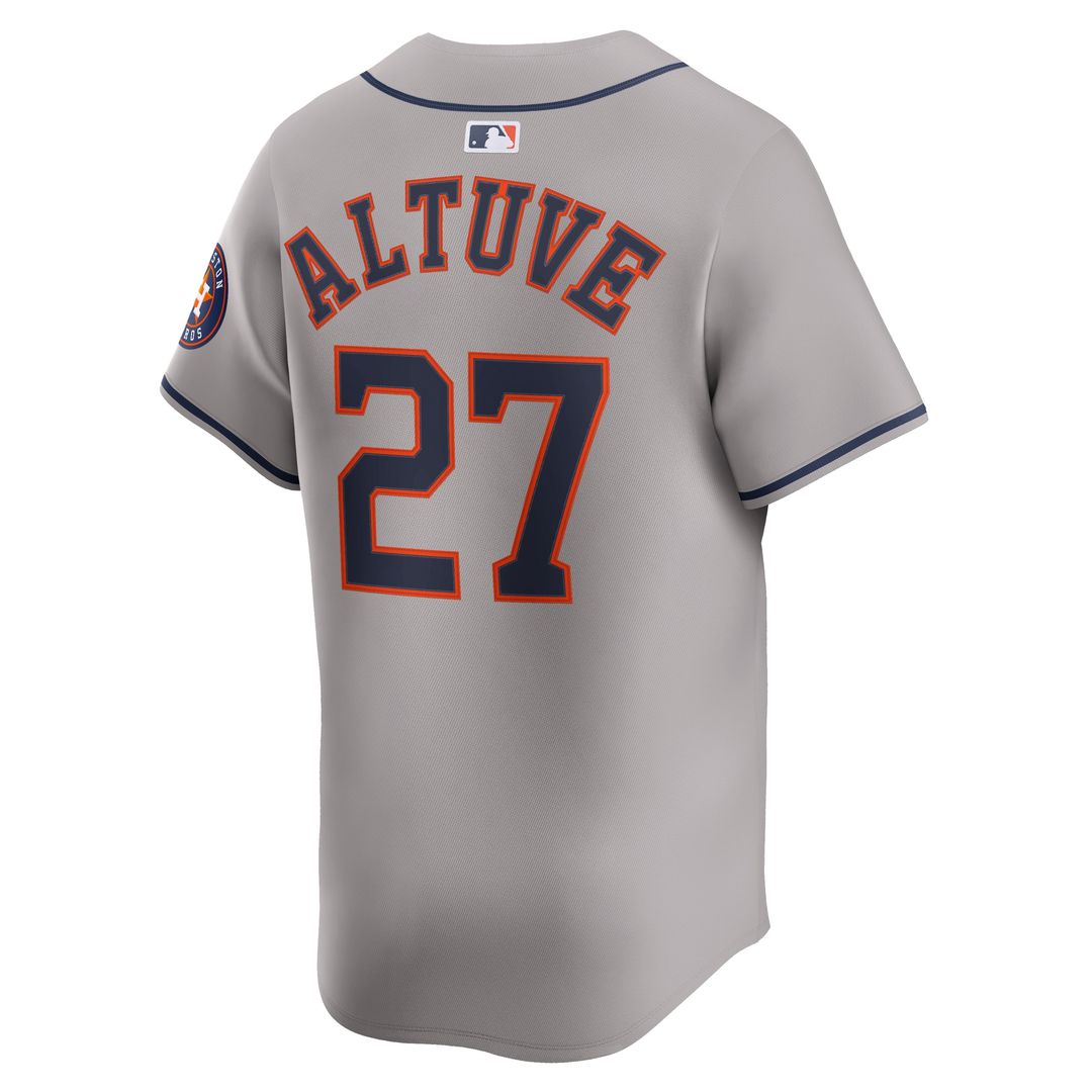 Houston Astros Jose Altuve Road Limited Jersey - Gray