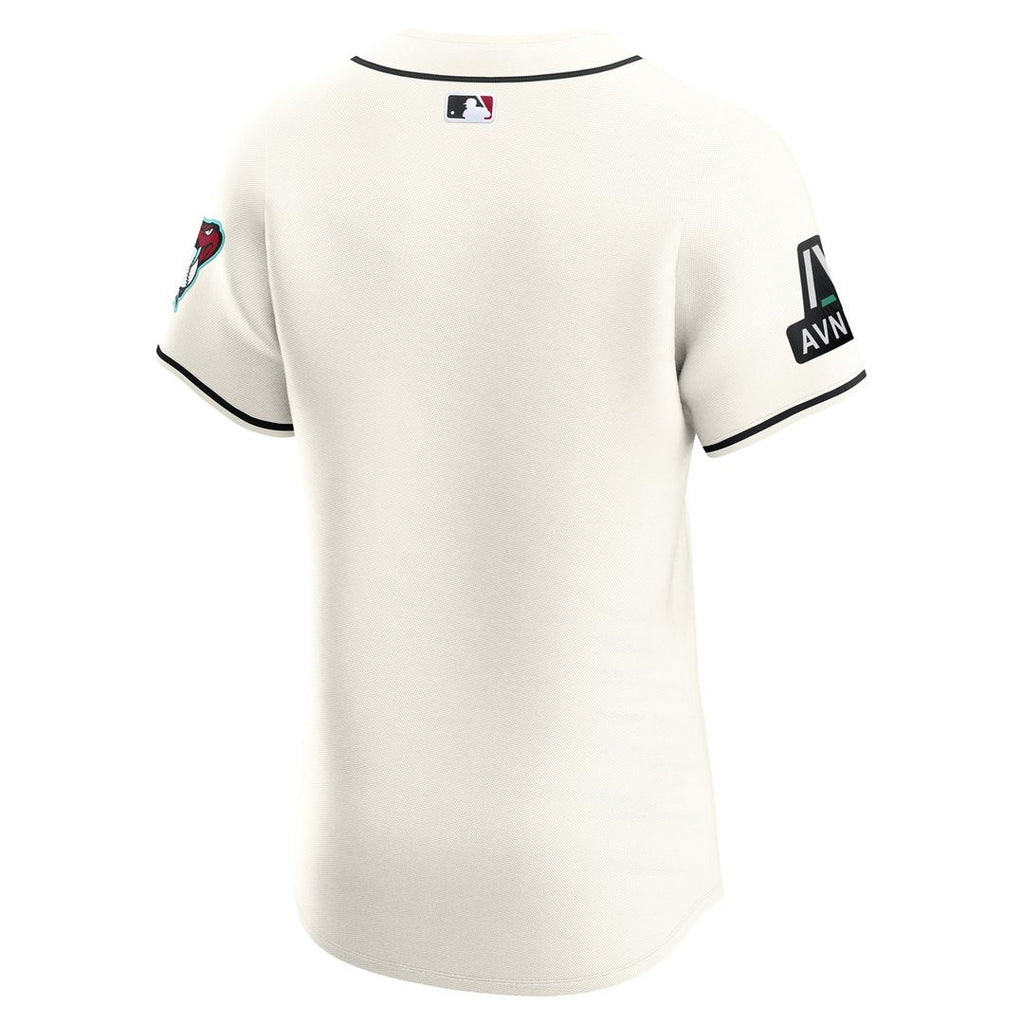 Arizona Diamondbacks Home Elite Patch Jersey - White