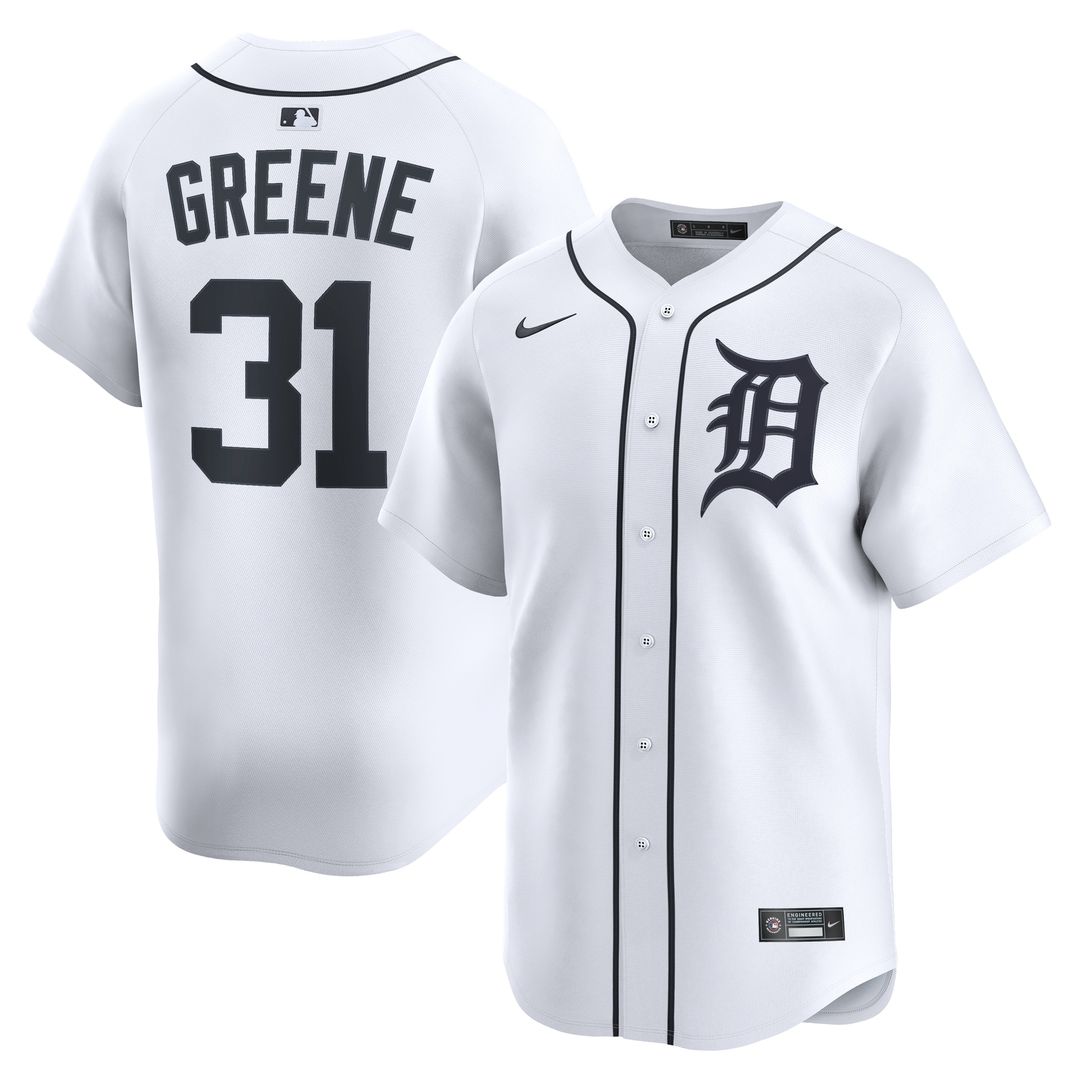 Detroit Tigers Riley Greene Home Limited Jersey - White