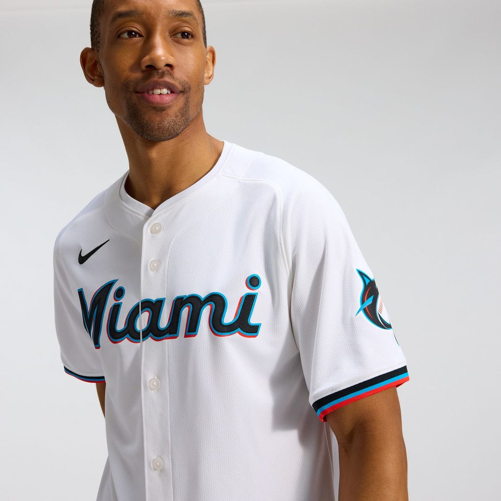 Miami Marlins Home Limited Jersey - White