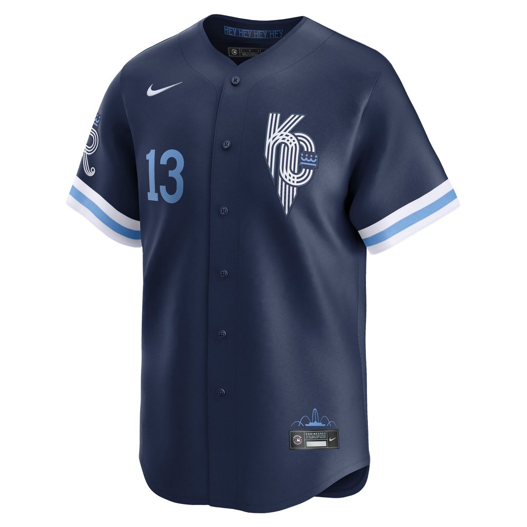 Kansas City Royals Salvador Perez City Connect Limited Jersey - Navy