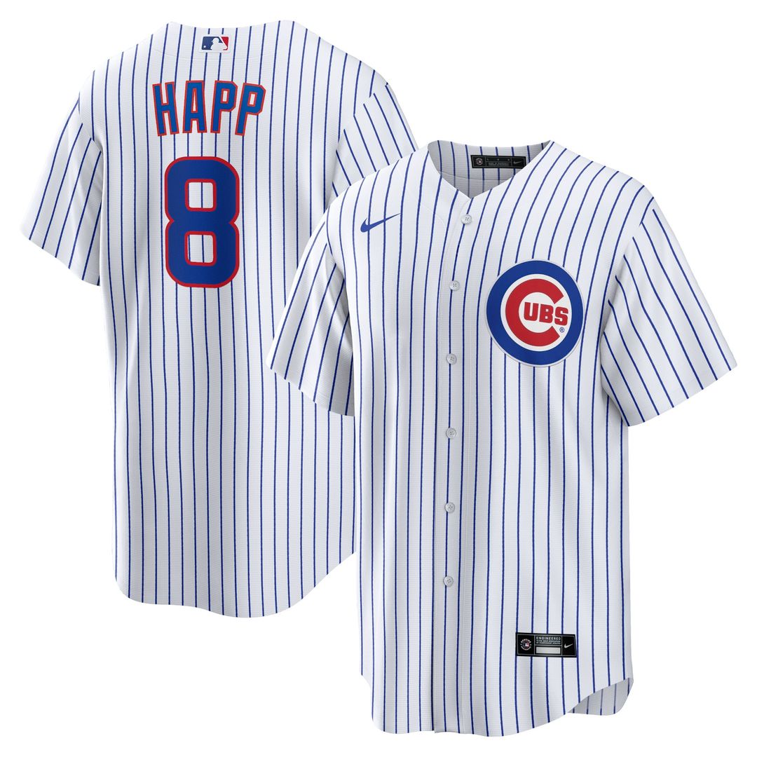 Chicago Cubs Ian Happ Home Replica Jersey - White