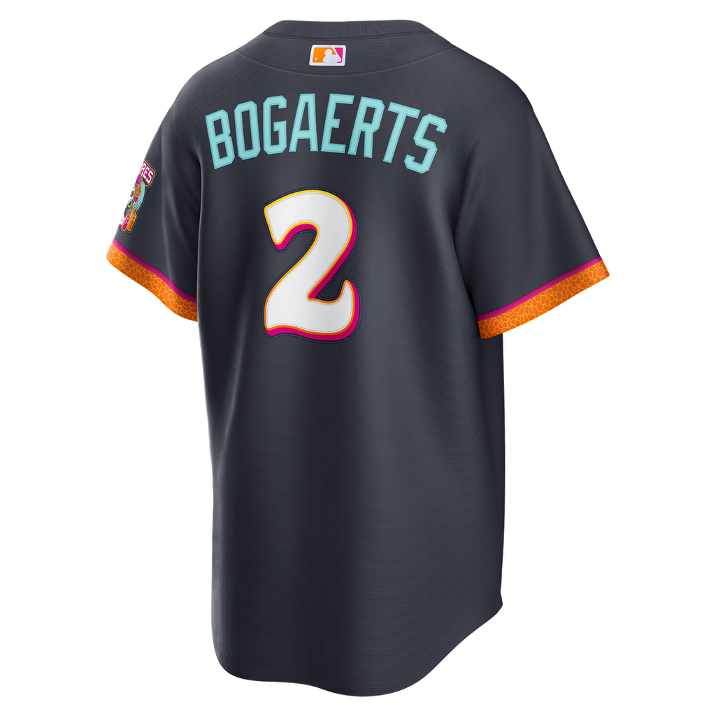 San Diego Padres Xander Bogaerts 2026 City Connect Stadium Jersey - Obsidian