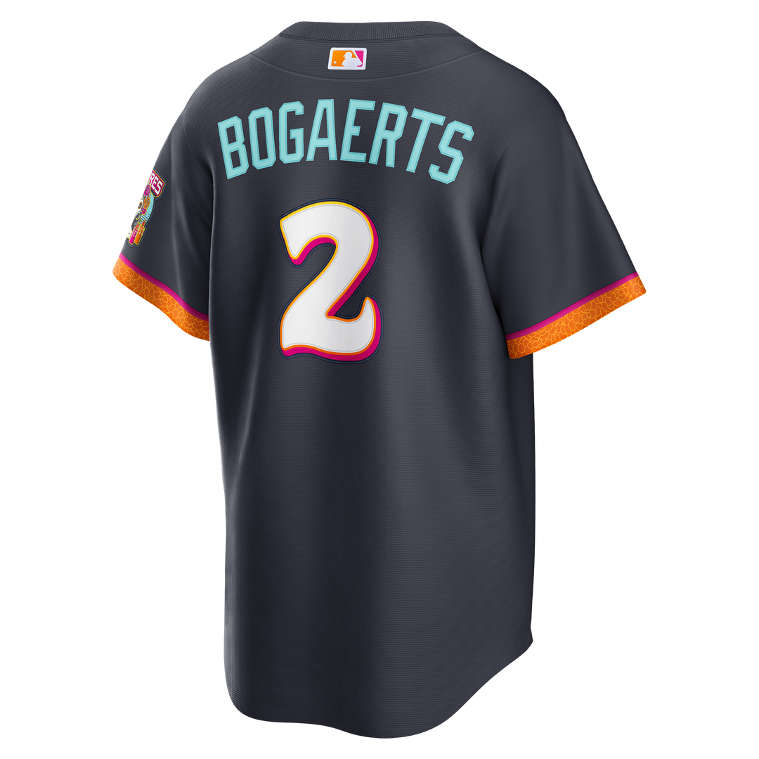 San Diego Padres Xander Bogaerts 2026 City Connect Stadium Jersey - Obsidian