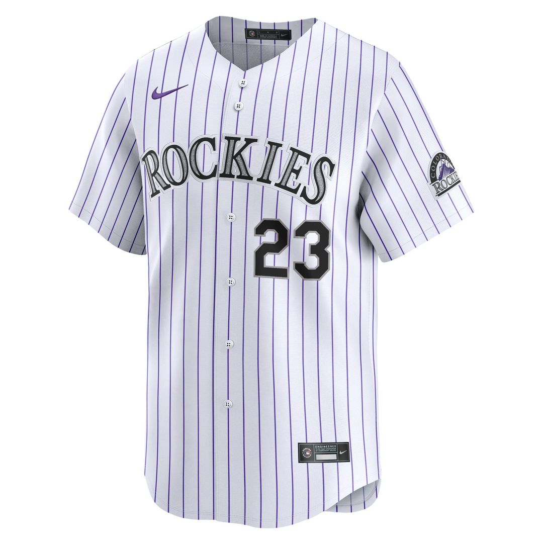 Colorado Rockies Kris Bryant Home Limited Jersey - White
