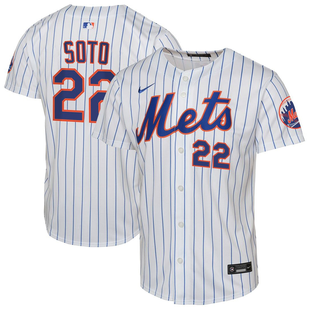 New York Mets Juan Soto Youth Home Limited Jersey - White