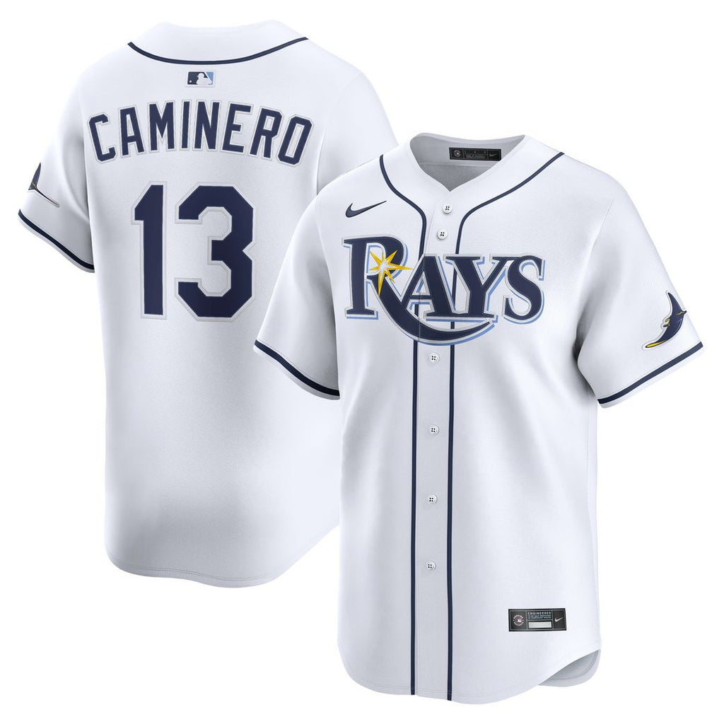 Tampa Bay Rays Junior Caminero Home Limited Jersey - White