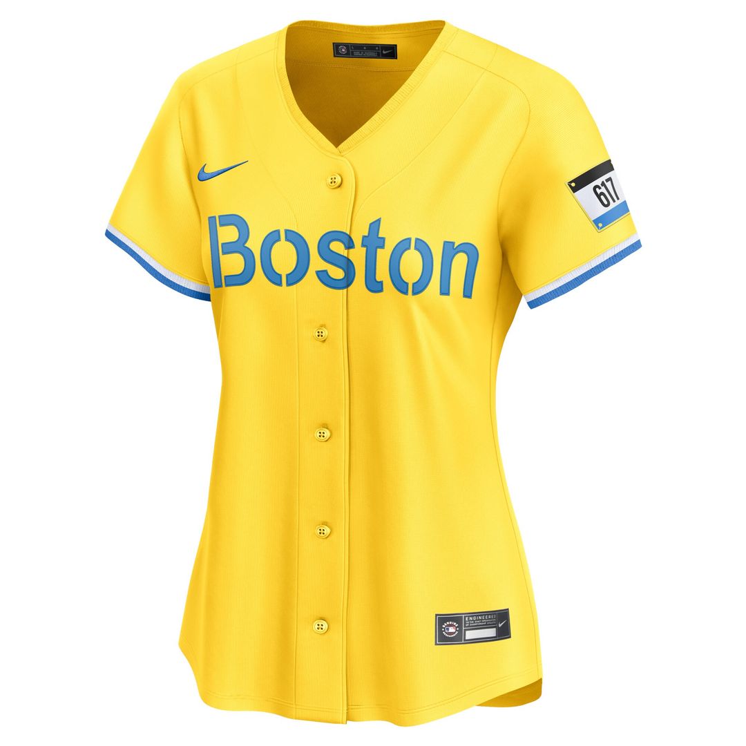Boston Red Sox David Ortiz Women's City Connect Retired Player Jersey - Gold