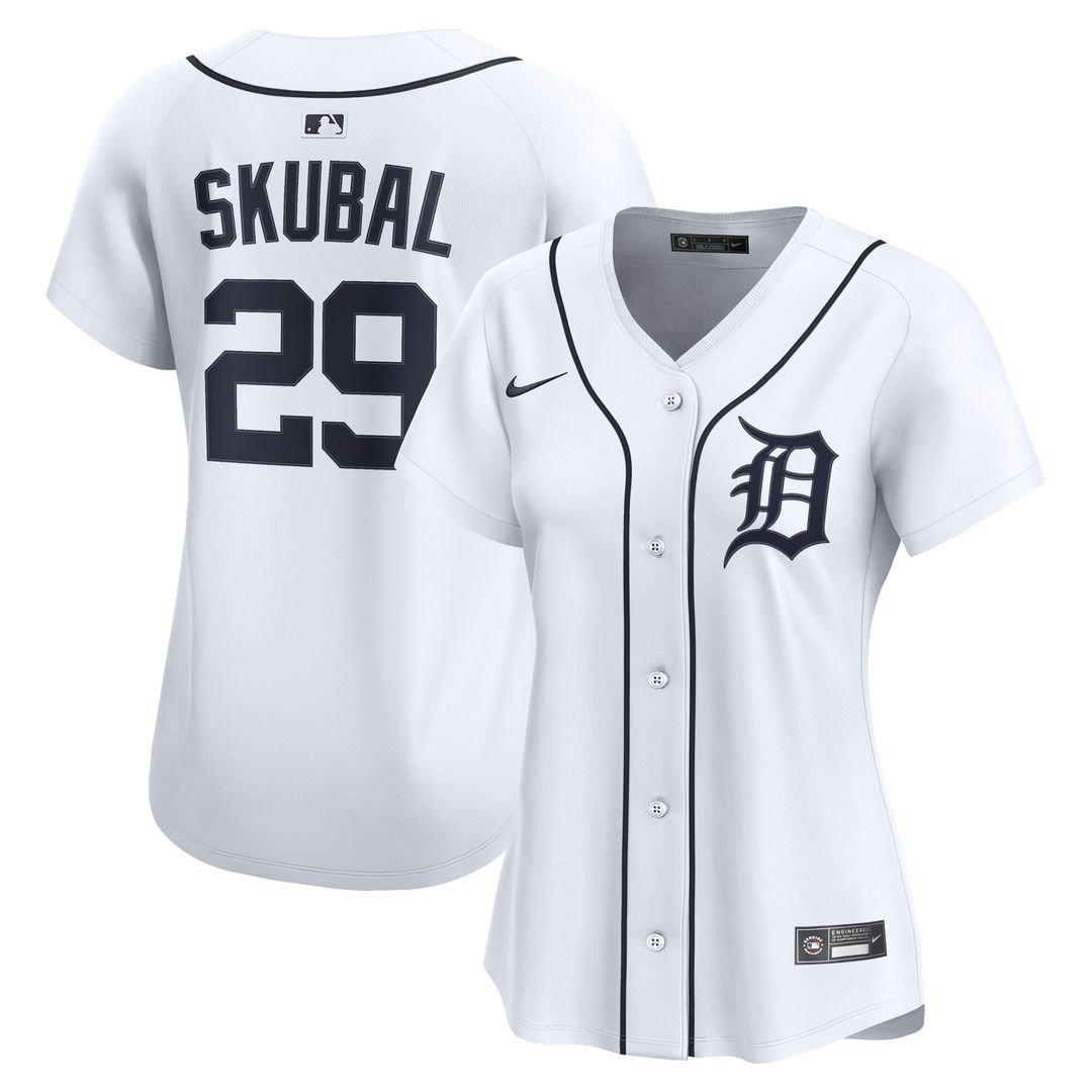Detroit Tigers Tarik Skubal Women's Home Limited Jersey - White