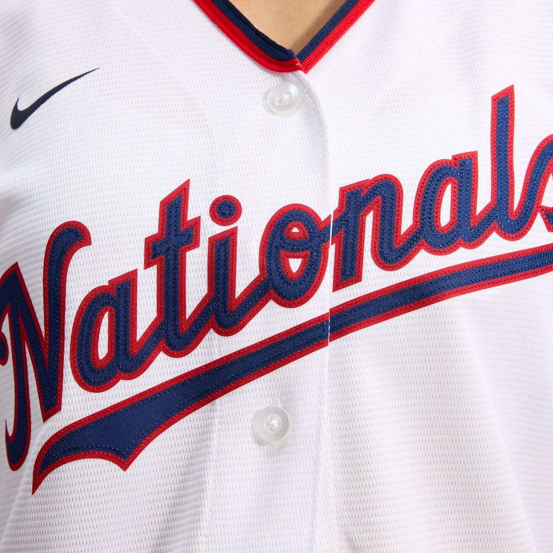 Washington Nationals CJ Abrams Women's Home Replica Jersey - White