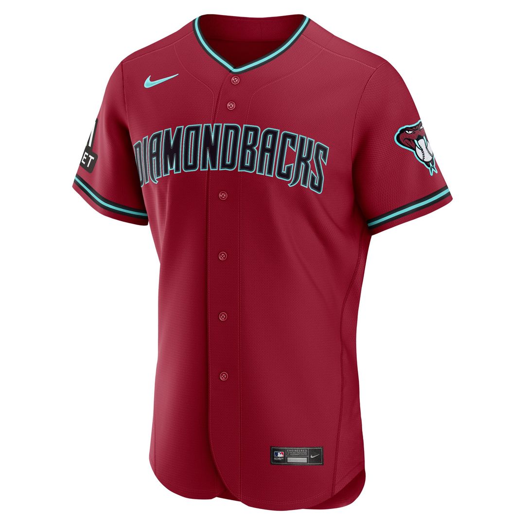 Arizona Diamondbacks Alternate 2 Authentic Jersey - Crimson
