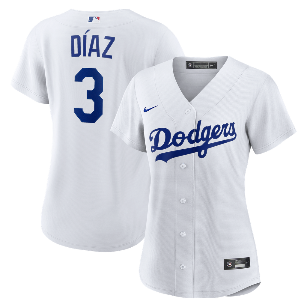 Los Angeles Dodgers Edwin Díaz Women's Home Replica Jersey - White