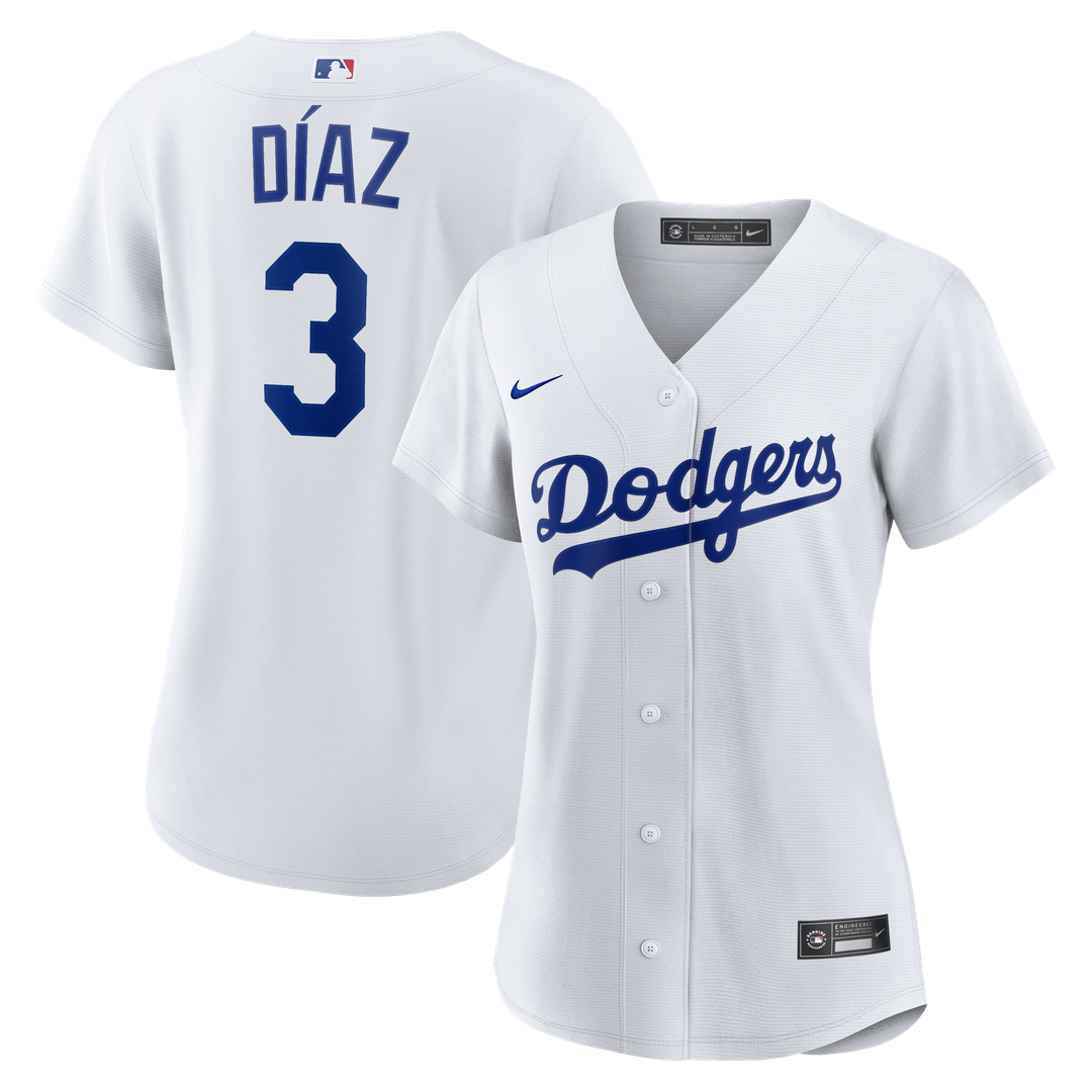 Los Angeles Dodgers Edwin Díaz Women's Home Replica Jersey - White