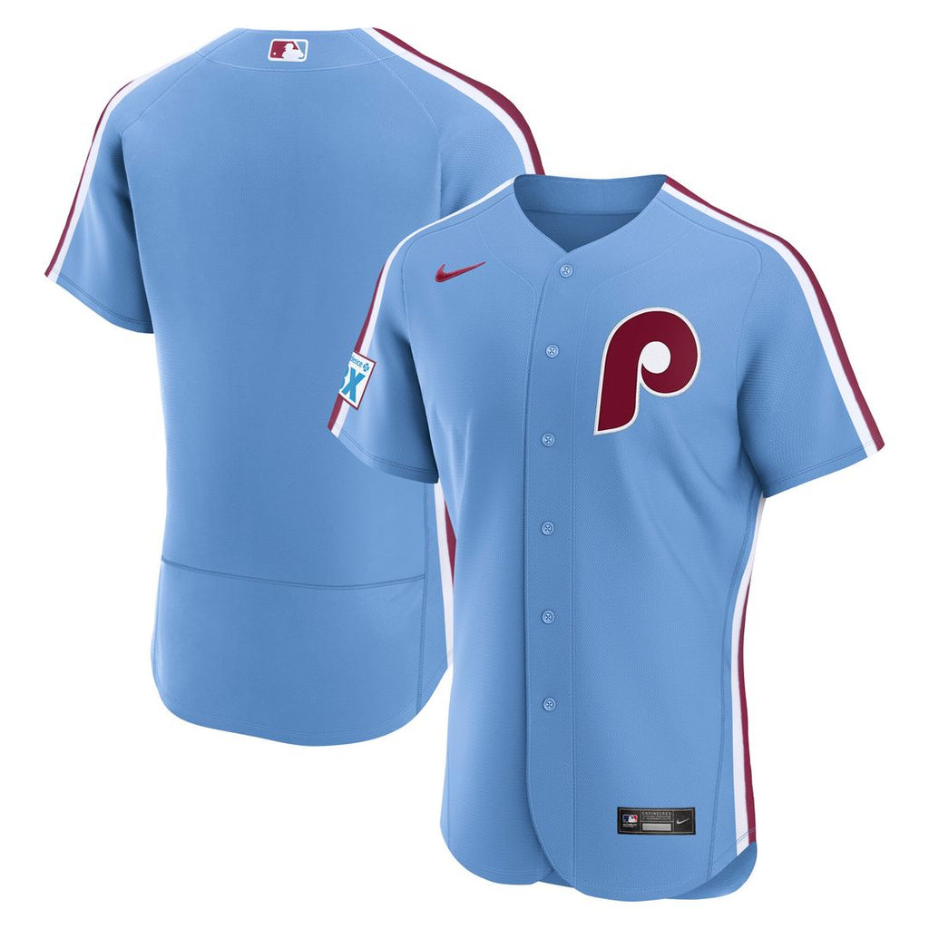 Philadelphia Phillies Alternate Authentic Jersey - Light Blue