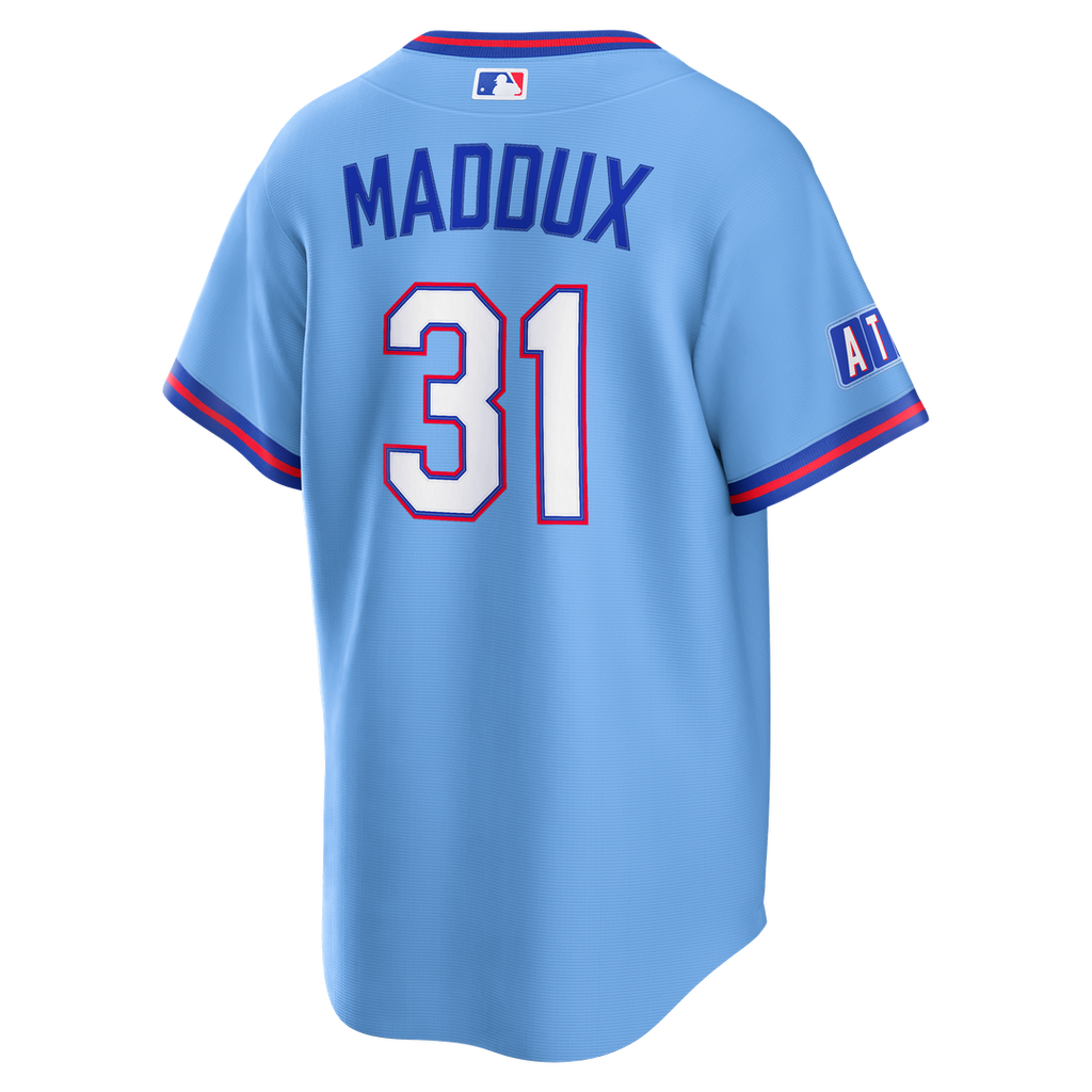 Atlanta Braves Greg Maddux 2026 City Connect Stadium Jersey - Powder Blue
