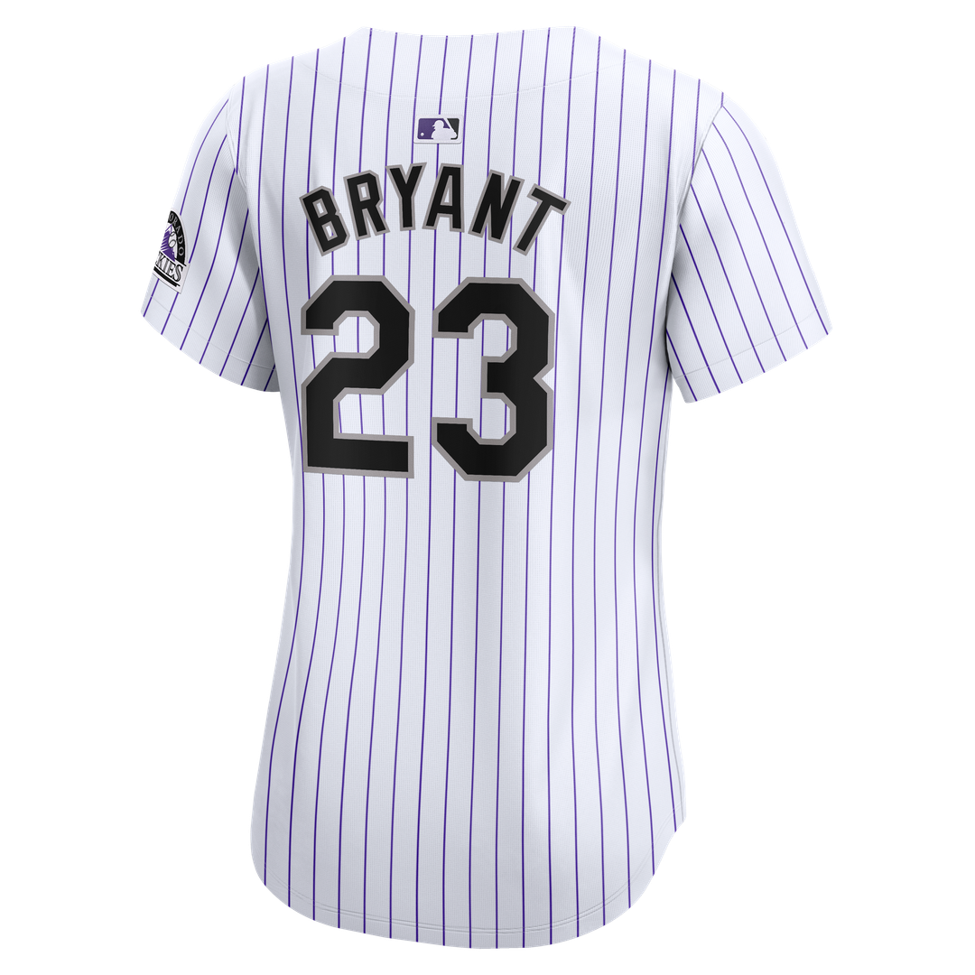 Colorado Rockies Kris Bryant Women's Home Limited Jersey - White