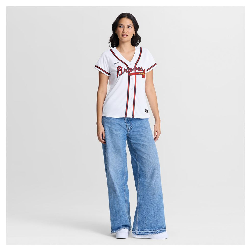 Atlanta Braves Mauricio Dubón Women's Home Replica Jersey - White