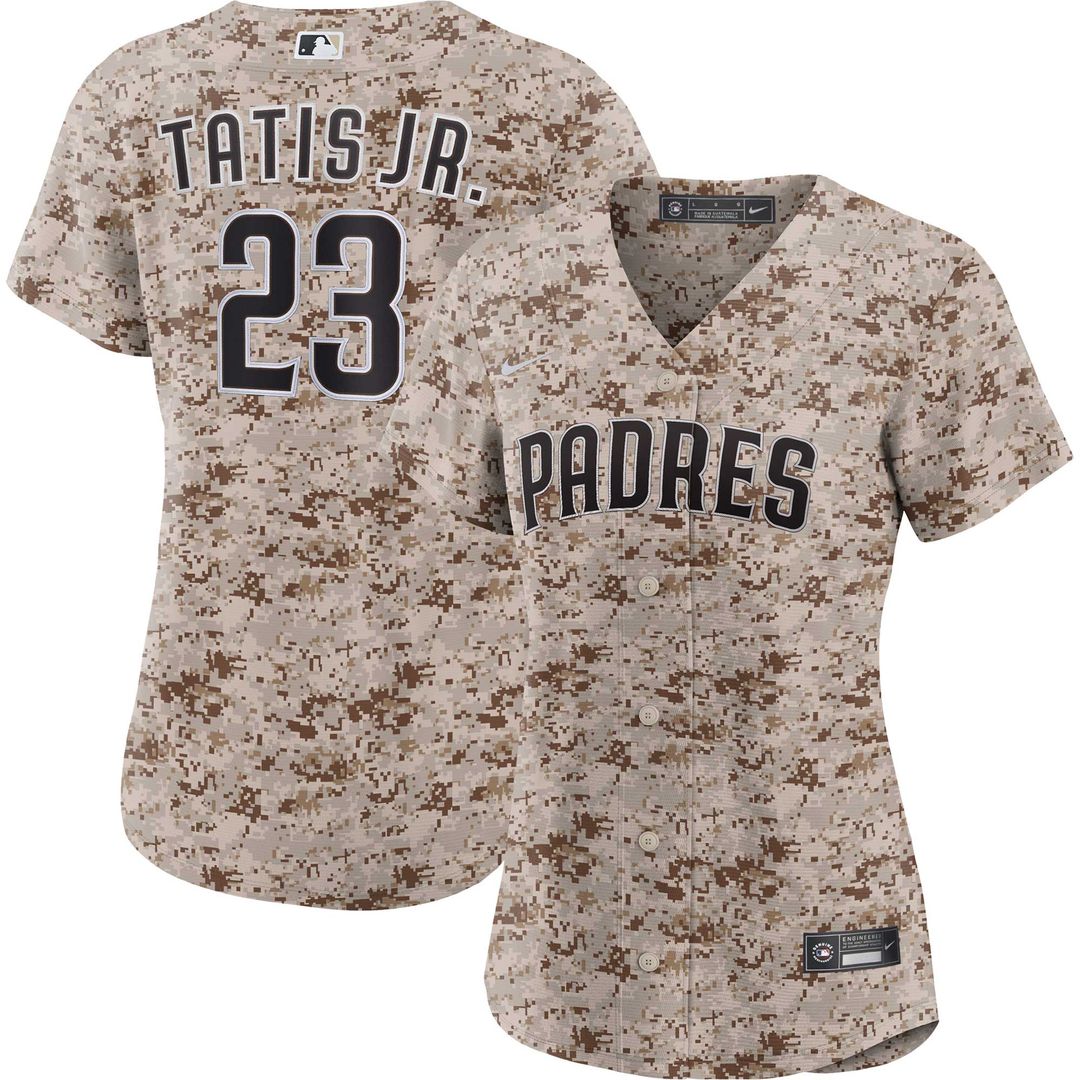 San Diego Padres Fernando Tatis Jr. Women's USMC Alternate Replica Jersey - Camo